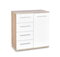 Komoda Vida KM-2 (biela + dub sonoma)