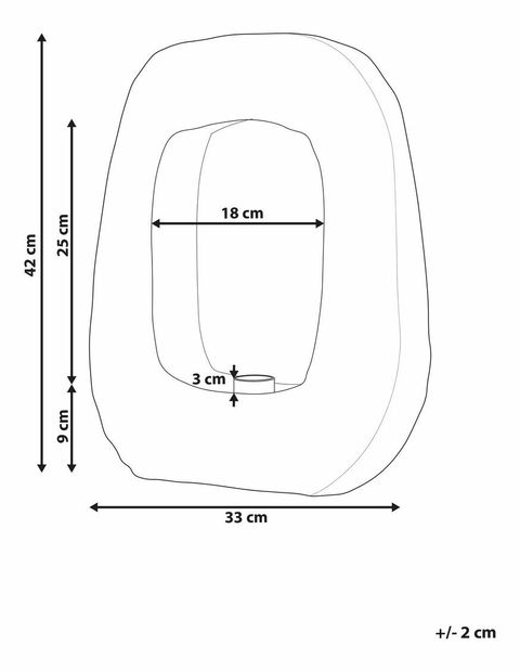 Stolna lampa Akaba (crna)