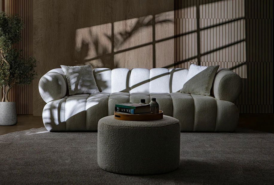 Pohovka trojsedačka Petronel (biela)