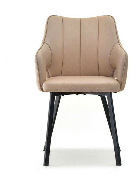 Stolica Carl (bež + krom)