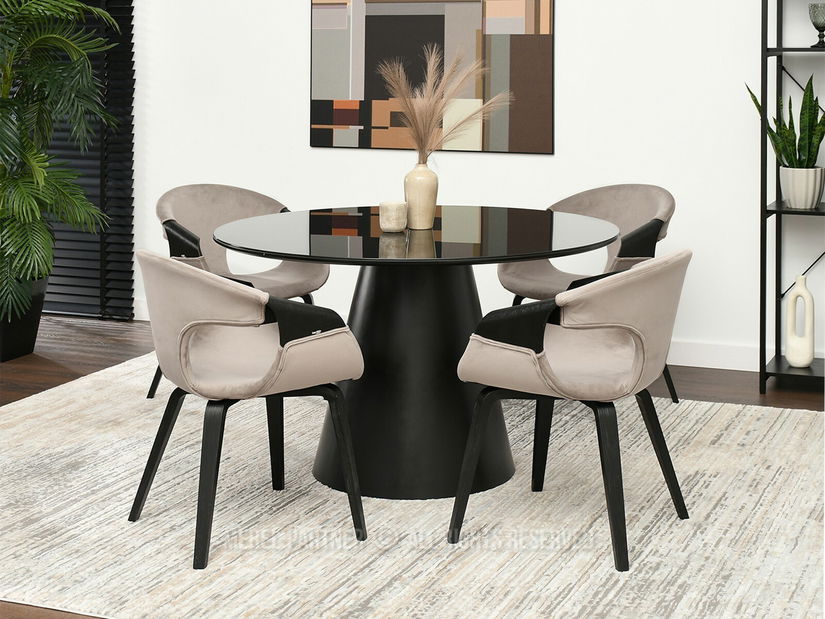 Szék Kurt (bézs + fekete)