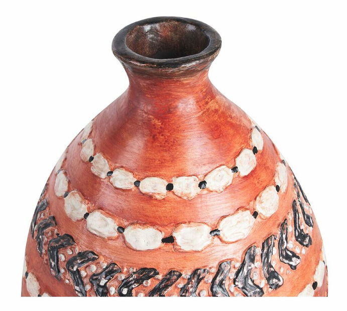 Vază Kumza (maro + multicolor)