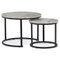 Set de 2 măsuțe de cafea Cetix (alb)