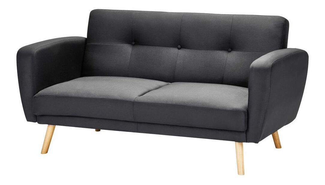 Canapea 2 locuri Flong (negru) 