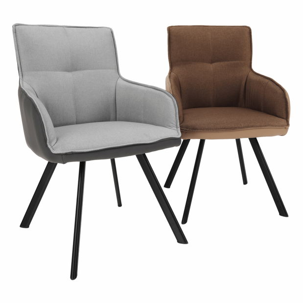 Fotoliu Talisman (maro + maro deschis + negru) 