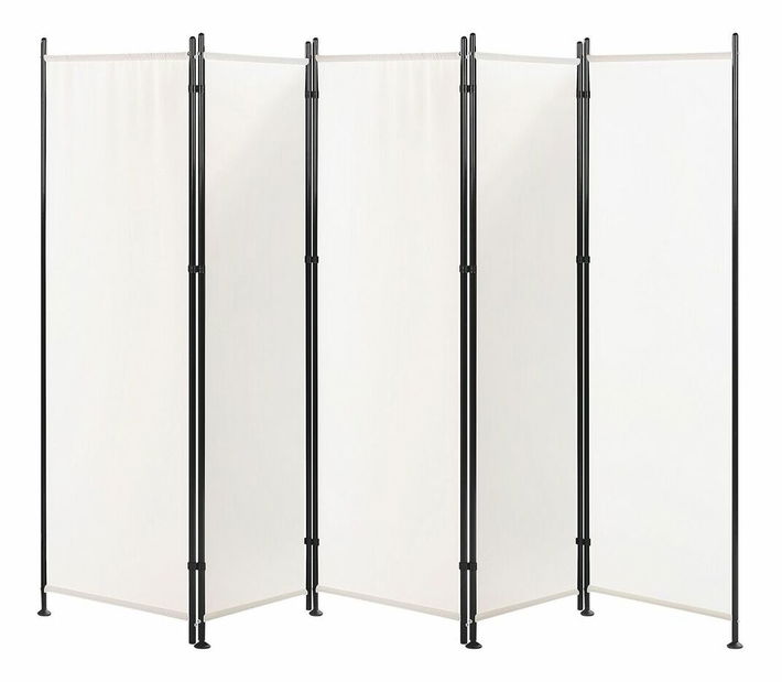 Paraván 270 x 170 cm Naria (fehér)