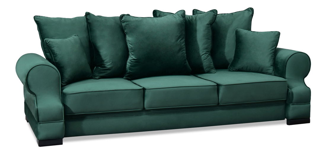 Canapea Canapea trei locuri Taskent (verde + negru)