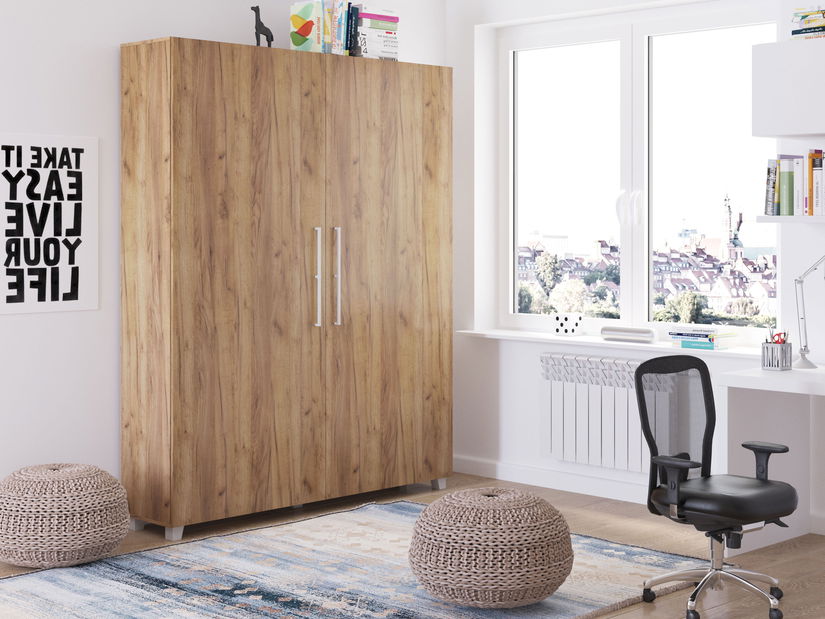 Lenyitható szekrényágy 160 Todd (arany craft) (vertikális)