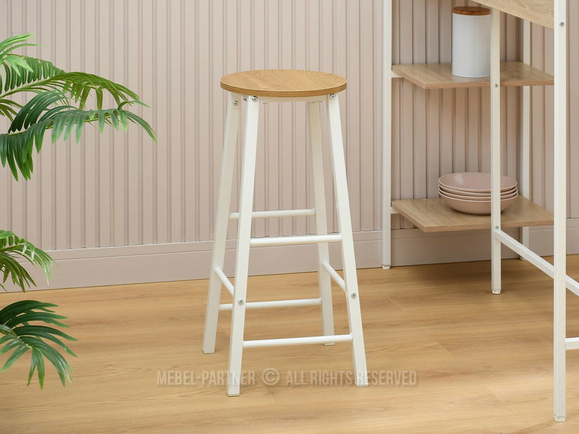 Barska stolica Fukando (hrast + bijela)