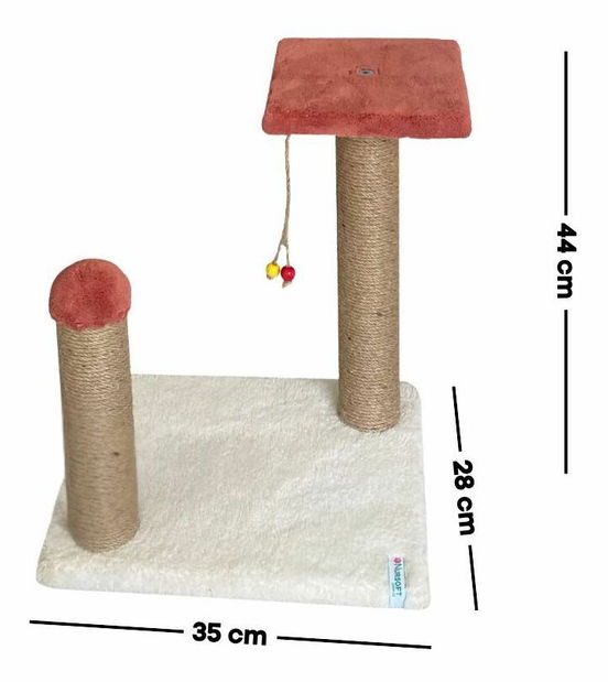 Škrabadlo pre mačky Elsie (ružová)