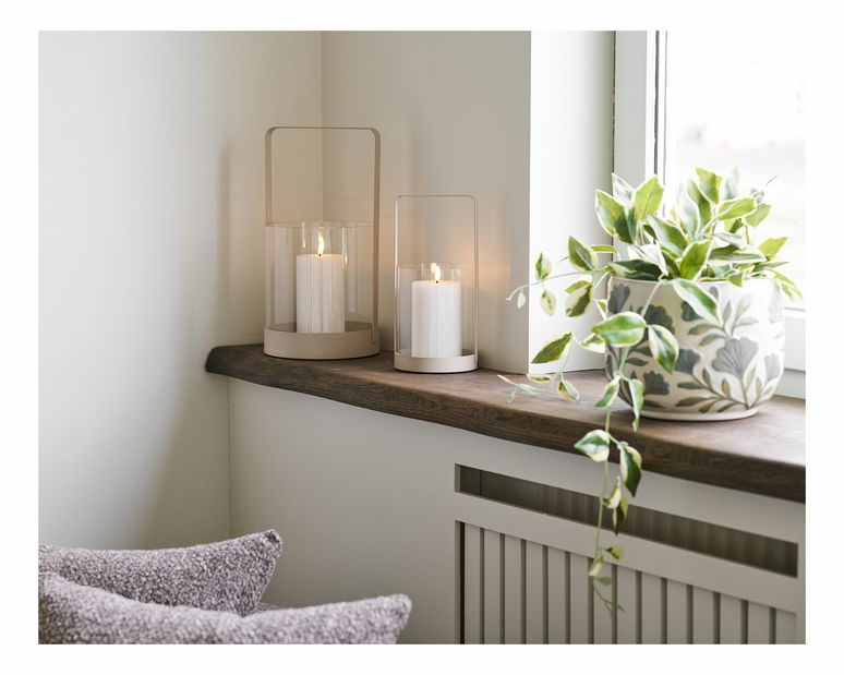 Svietnik 2 ks Hsidina 1 (béžová)