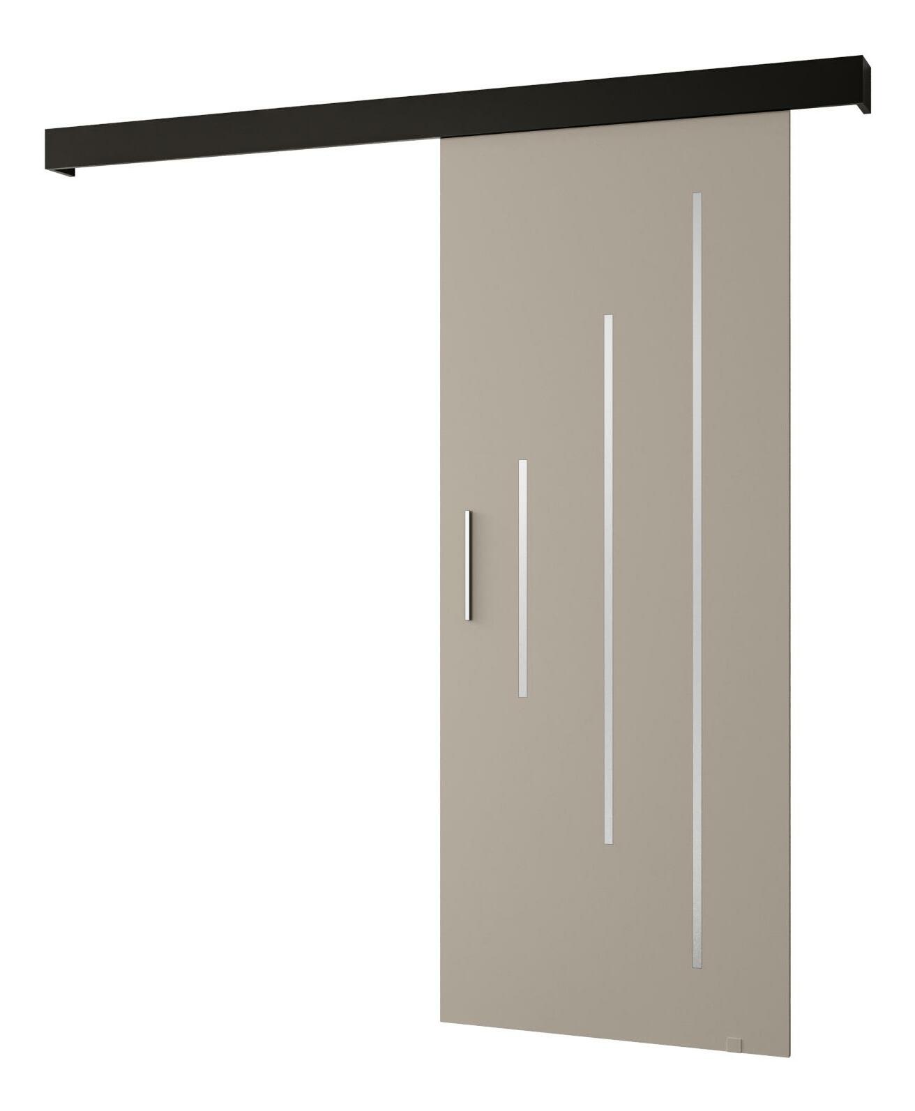 Klizna vrata 70 cm Slavdro 3 (kašmir + crna mat)