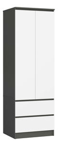 Szekrény Sentenciaba (grafit + fehér)