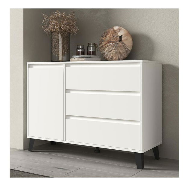 Comodă Brisas 1 (alb + negru) 