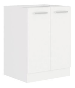 Dulap inferior Strolis 60 D 2F BB (alb)