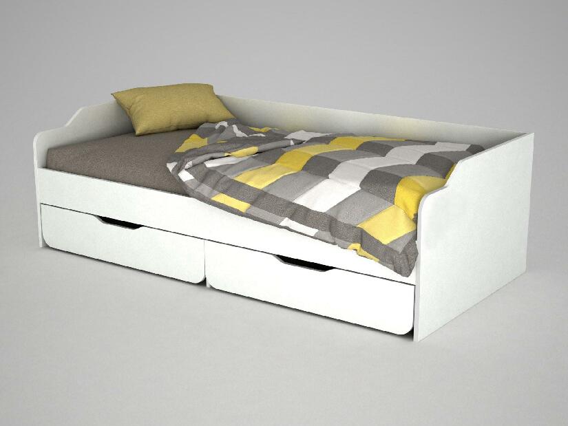Jednostruki krevet 90 cm Yukka (bijela)