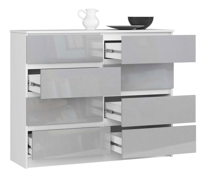 Comodă Kapil II (luciu metalic)