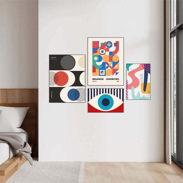 Obraz Madaf 12 (viacfarebné) (4 kusy)