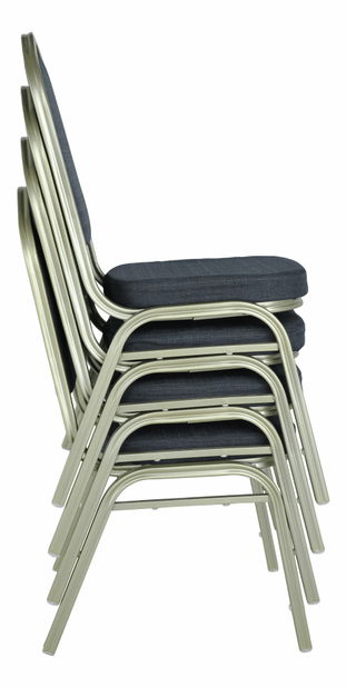 Scaun de sufragerie – Tempo Kondela – Zoni (gri + șampanie) *resigilat