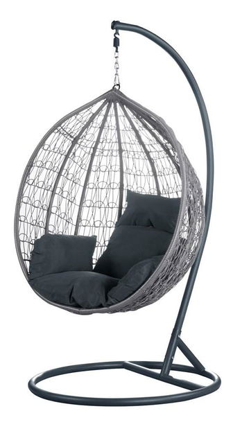 Függesztett fotel Necesarios (szürke) 