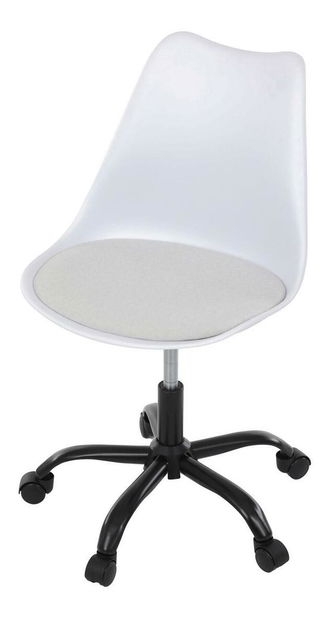 Scaun de birou Kodro (alb)