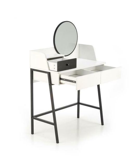 Toaletni stolić Ali (bijela + crna)