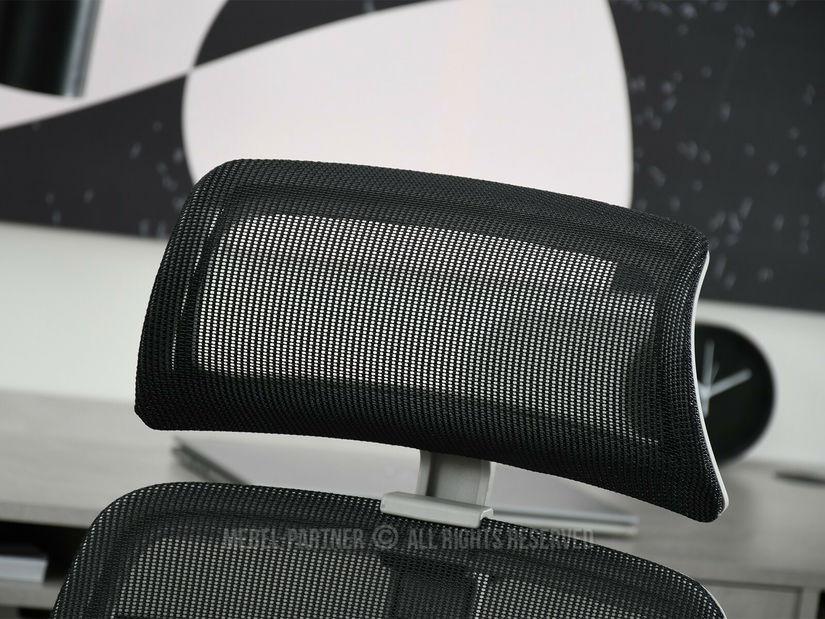 Fotoliu de birou Largindo (negru + gri)