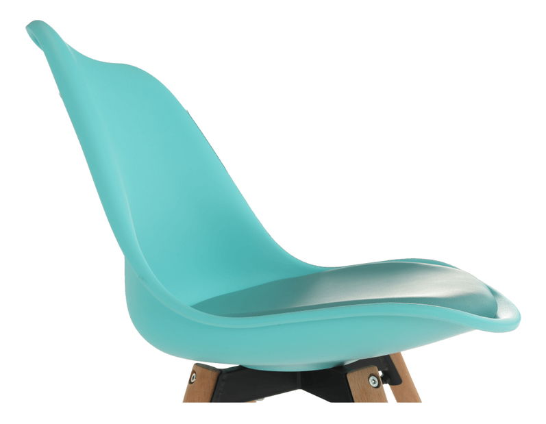 Blagovaonska stolica Samim (boja mentola + bukva) 