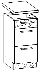 Dolná kuchynská skrinka Modesta MD14 D45 S3