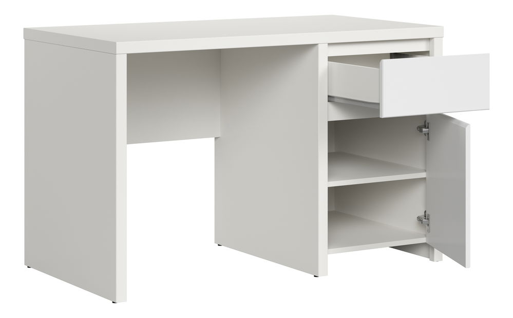 PC stolík BRW Kaspian BIU1D1S/120 (biela)