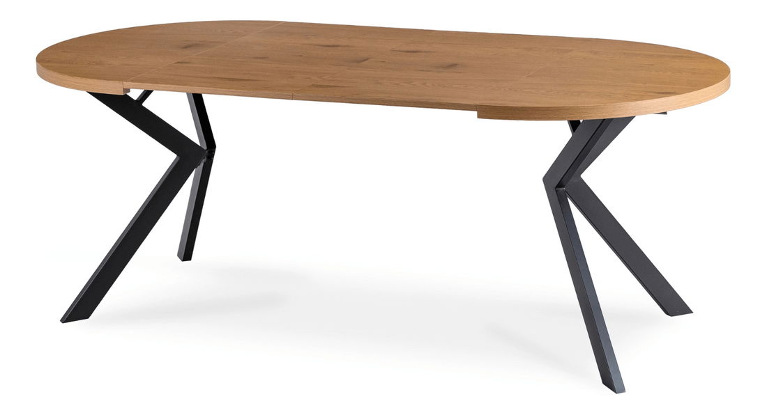 Blagovaonski stol na razvlačenje Lavar (hrast zlatni) (za 4-10 osoba)