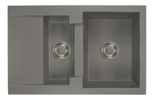 Kuhinjski sudoper Dortuna (siva) (bez otvora za bateriju) (L)