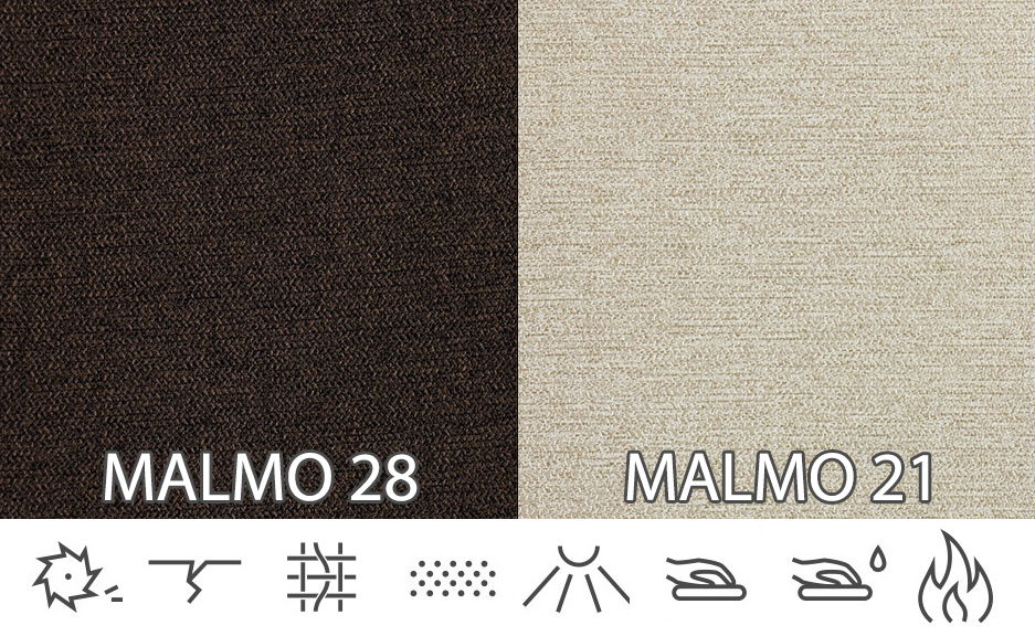 Rohová sedačka Silvam (hnedá) (L)