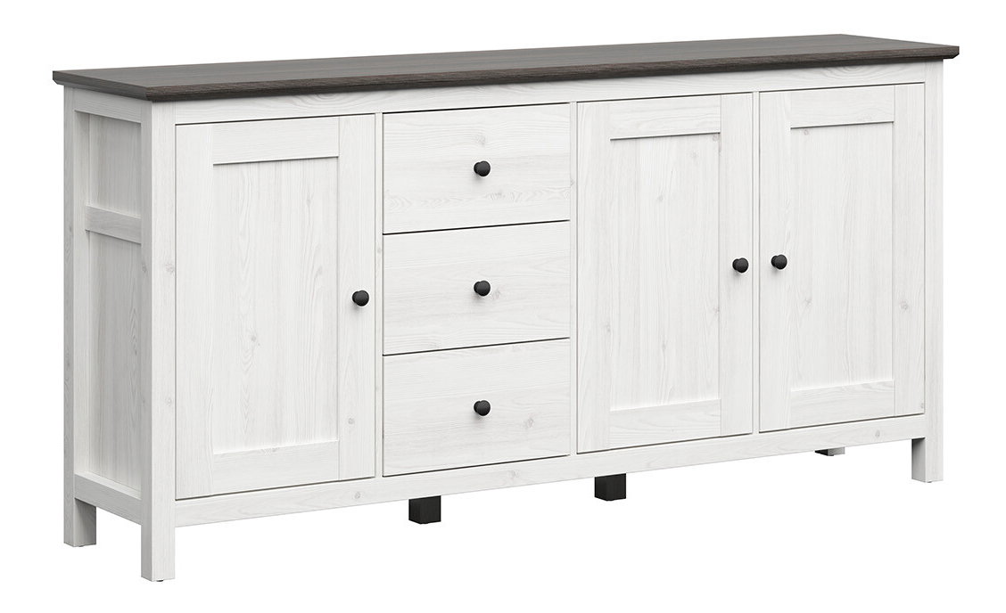 Komód Hesen KOM3D3S/10/20 (világos sibiu vörösfenyő + fenyő larico)