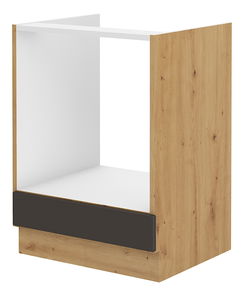 Dolná kuchynská skrinka na rúru Sheila 60 D GAZ BB (dub artisan + grafit)