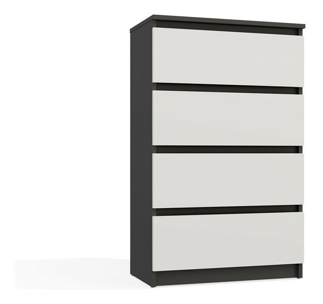 Komoda Musecalo 2 (antracit + biela)