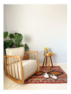 Fotoliu balansoar Salamander (Alb)