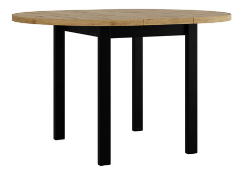 Masă sufragerie extensibilă Messas 100 130 II L (Stejar artisan + albă) (pentru 2-4 persoane)