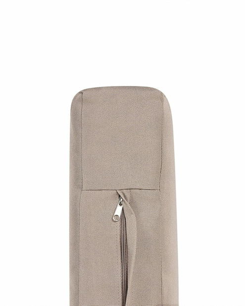 Záhradná stolička Theta (svetlé drevo + tmavosivá) 