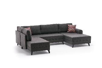 Sofa na razvlačenje  Belli (antracit)