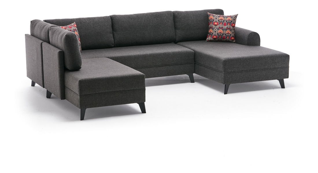 Rozkladacia pohovka Belli (antracit)