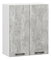 Dulap de bucătărie superior Organo W1 60 (alb + beton)