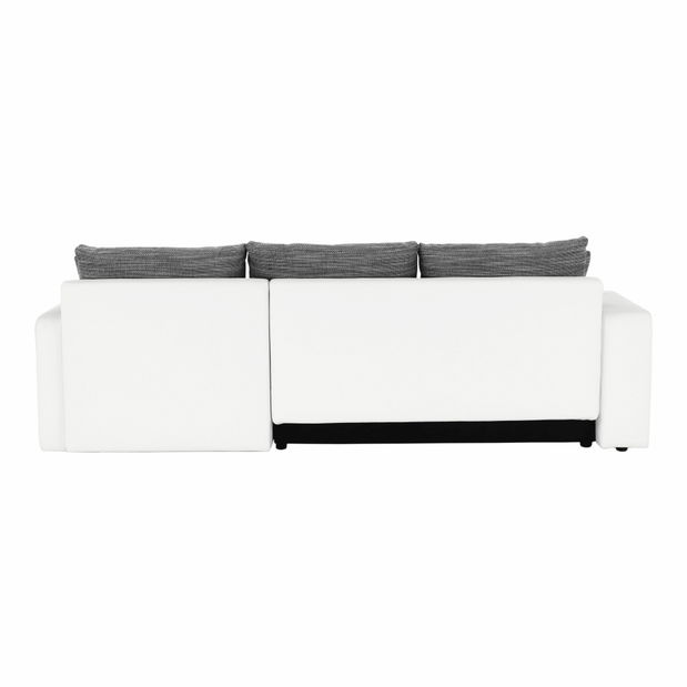 Kutna garnitura Manter bijela + siva (L) 