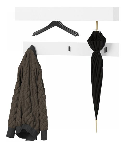 Set zidnih vješalica (2 kom.) Semplo SM 06 (siva) 