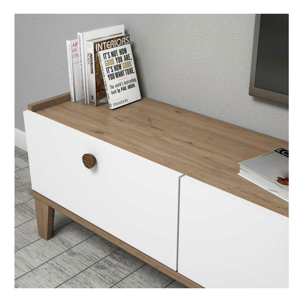 Obývacia stena Summer (dub + biela)