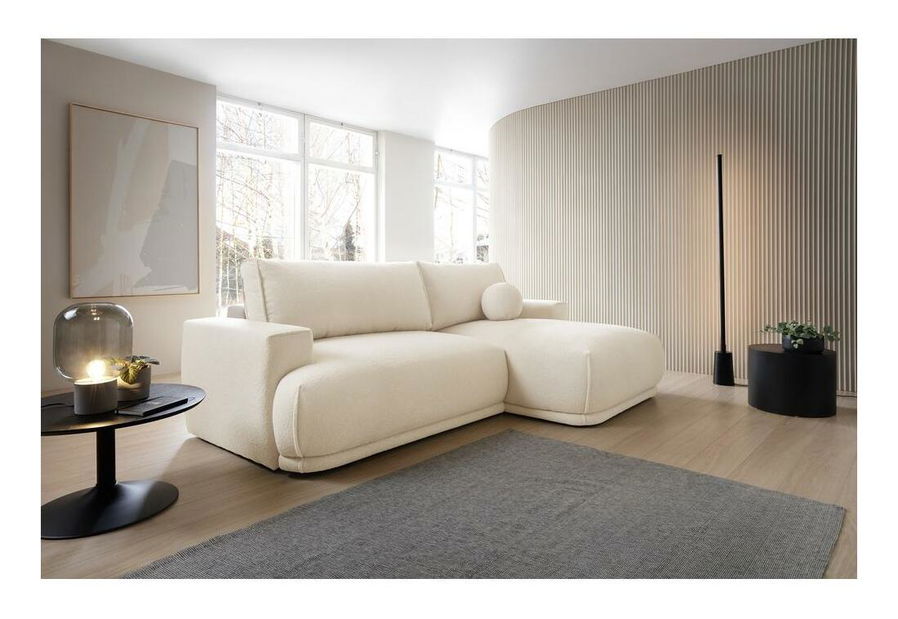 Colțar Dita mini (D) (vanilier + negru)