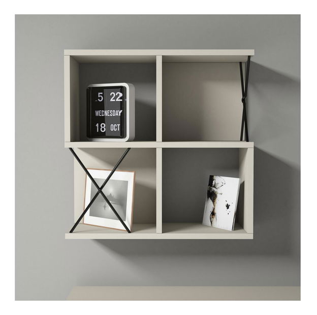 Polica Likime 2 (krem + crna)