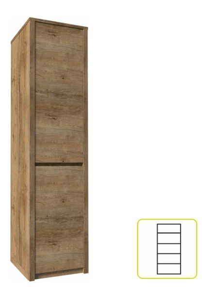 Dulap cu rafturi Modestus S1D