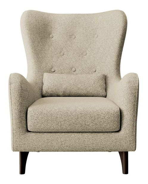 Fotelja s tabureom Calimero II (bež + wenge)