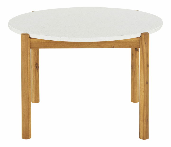 Záhradný stôl Taleria 8 (prírodná + biela)